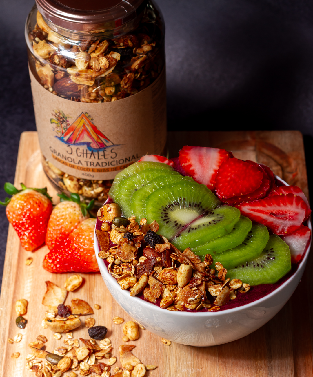 Granola tradicional 400g - no vidro